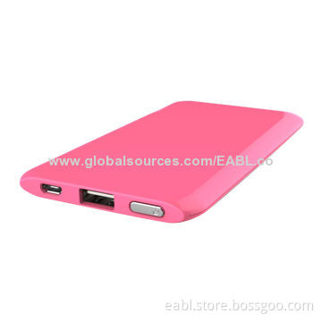 Power Station for Laptop, 5,000mAh Lithium Polymer Battery, OEM/ODM, Colorful, Super Thin